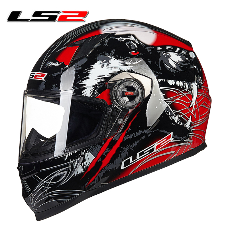 LS2 helmet motorcycle helmet men's and women's full-coverage full-face helmet street sports car motorcycle helmet four seasons