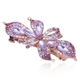 Kẹp tóc người lớn phiên bản Hàn Quốc của phụ kiện tóc pha lê màu tím clip hàng đầu rhinestone kẹp tóc bướm chéo clip đuôi ngựa clip lớn mùa xuân clip băng đô tai thỏ Phụ kiện tóc