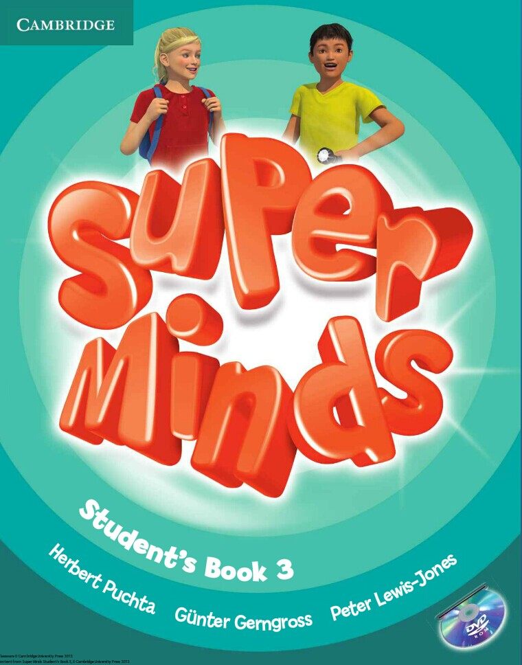 Beijing Shipping Super Minds 3 Student Textbook with DVD-ROM English Version