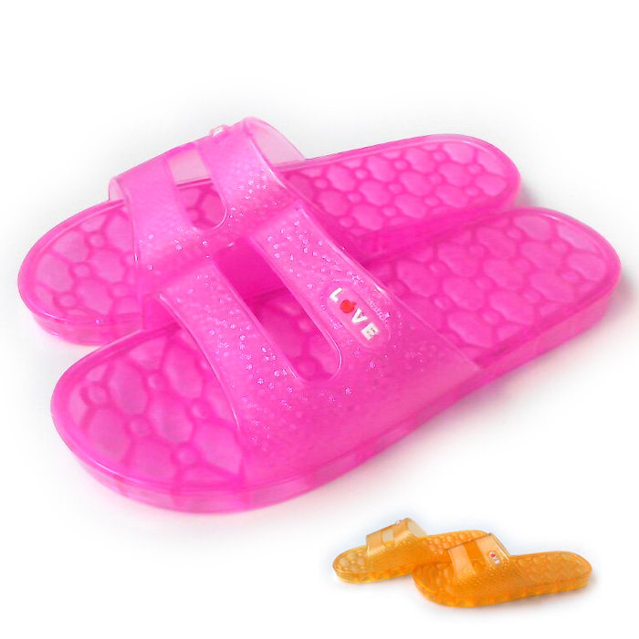 2022 summer flat heel crystal princess home non-slip ladies one word garden anti-foot odor cool net red women's slippers