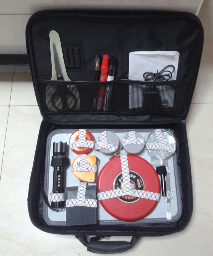 Traffic accident survey package accident site survey package traffic survey box trace survey bag shoulder bag