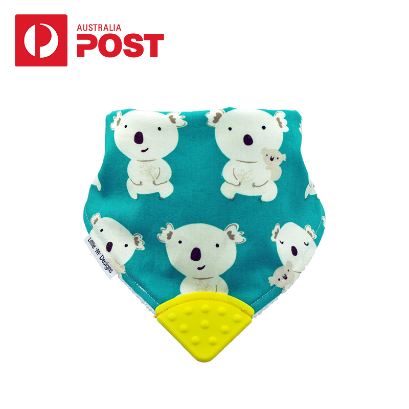 little m Designs 婴儿可咀嚼围嘴 宝宝新生婴儿口水巾