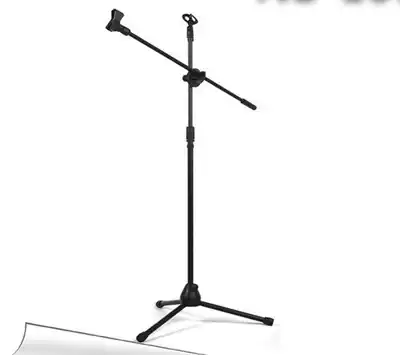 Floor bracket microphone mount floor-standing microphone bracket condenser microphone bracket telescopic triangle bracket