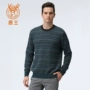 Trung tâm mua sắm áo len cashmere Luwang với đoạn mới nam cổ tròn bố cashmere nguyên chất 101513026 - Áo len Cashmere áo len cổ lọ nam