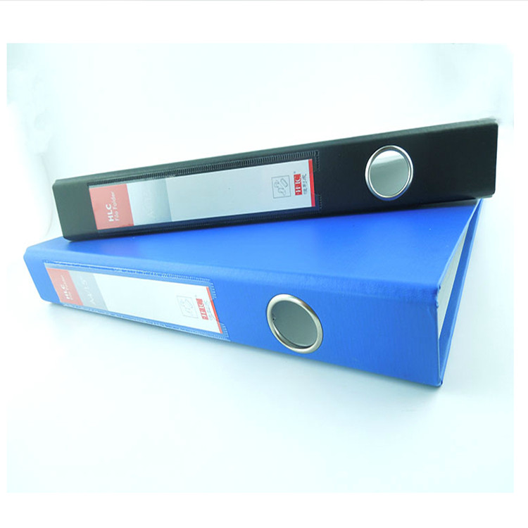 Hengli became a double-hole cardboard folder A4 data finishing clip 2 holes folder 1 5 inch Fast labor press clip