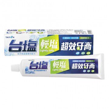 台塩轻塩超效牙膏180g台盐台湾官网直邮进口