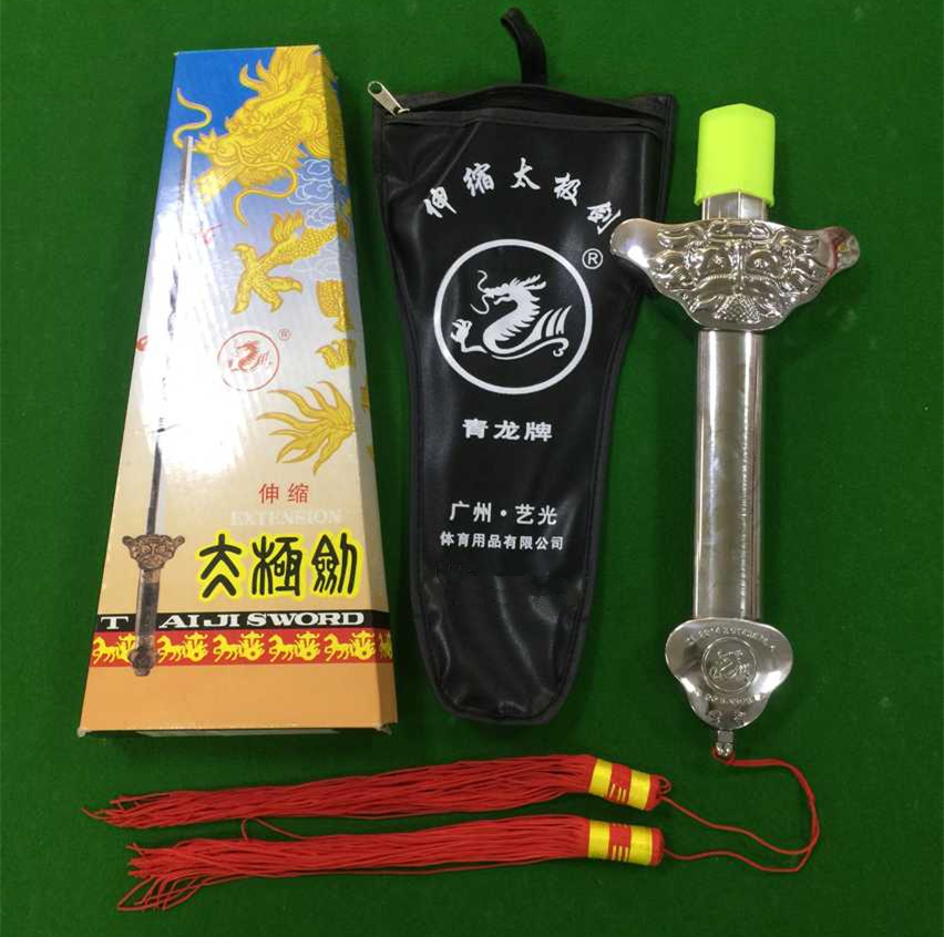 Qinglong Taipole Sword Telescopic Alloy Fitness Morning Practice Folding Sword and High-end All-stainless Steel Telescopic Sword Special Price