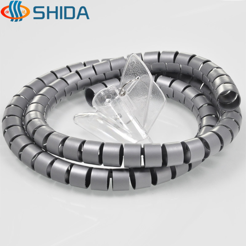 Shida power wire collection and management device Fixed take-up and tie management belt finishing winding device Bundle and envelope tube