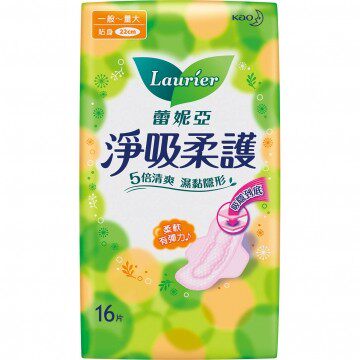 蕾妮亚 净吸柔护贴身日用卫生棉(一般~量多)22cm台湾官网直邮进口