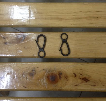 Direct Selling Plastic Inner Diameter 8MM Black Swivel Hook Buckle Accessories Climbing Hook Lobster Buckle Pet Dog Hook Bag With Hook