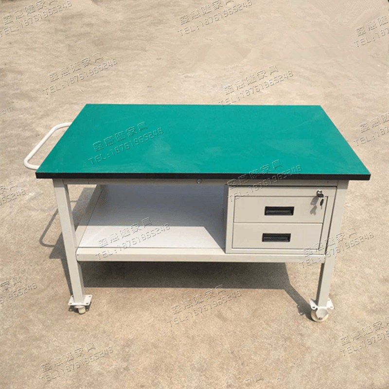Double-drawer antistatic bench for small and medium bench experimental table test desk workshop operating table