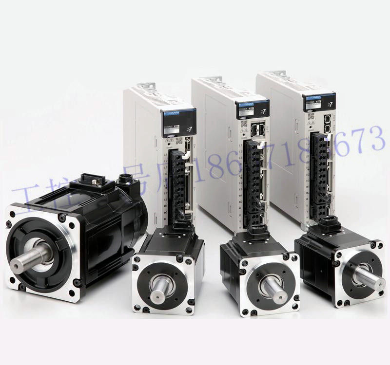 Yaskawa Servo Motor SGM7J-02AFC6E Drive SGD7S-1R6A00A 200W with Brake Set