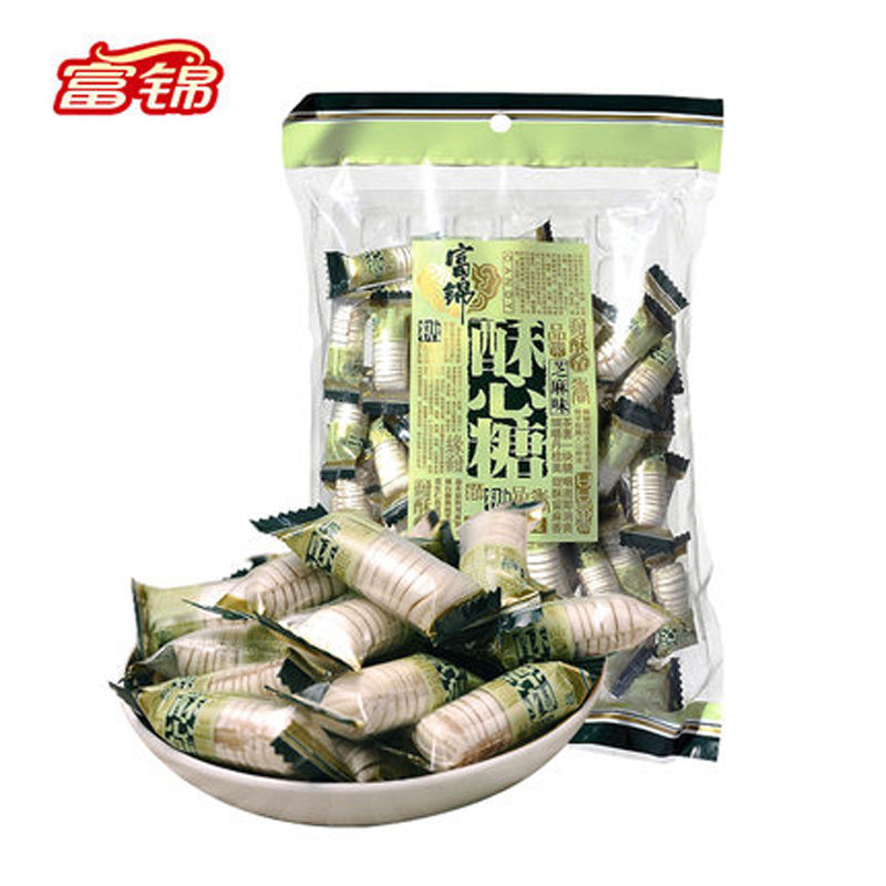 【天猫超市】富锦 芝麻味酥心糖200g 糖果 富锦礼盒