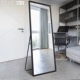 Cửa hàng quần áo IKEA gương gỗ nguyên khối đầy đủ chiều dài gương sàn treo tường gỗ màu kích thước lớn ảnh mỏng gương - Gương gương treo tường phòng ngủ Gương