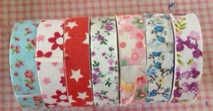 Foreign Trade Order Tailstock All-cotton Small Floral Fabric Adhesive Tape Sticker (full RMB20  figure random) -Taobao