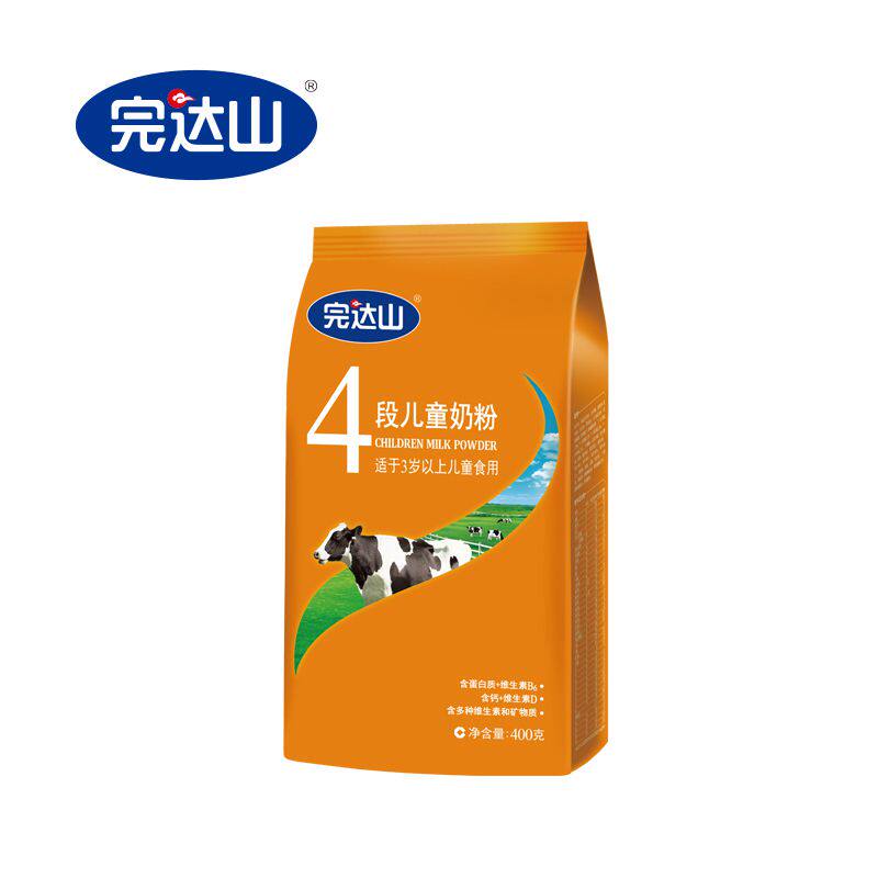 【苏宁易购】完达山儿童奶粉4段（3岁以上儿童适用）400g*1袋装