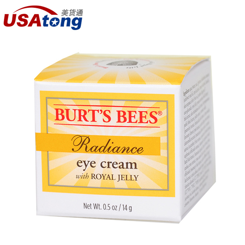 美国Burt’s Bees小蜜蜂蜂王浆亮采保湿眼霜14G