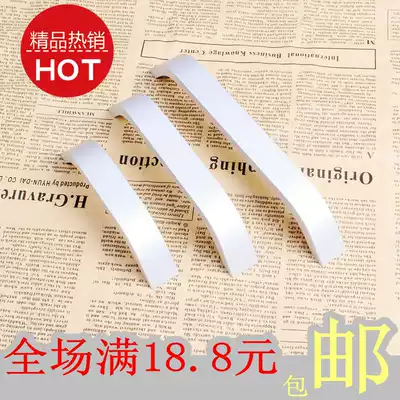 Square side solid thickened Matt small handle modern simple space aluminum alloy whole cabinet drawer wardrobe door handle