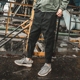 Chen không có túi lớn mùa thu ban đầu, quần âu, chân mỏng nam retro Nhật Bản, chín điểm, áo liền quần, thủy triều quần tây nam Quần làm việc