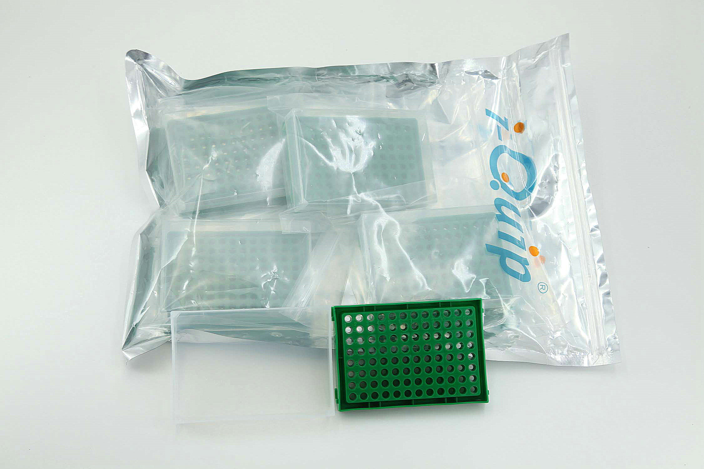 芯硅谷 塑料试管架 R1551 96孔PCR试管架 彩色PCR管架 PCR操作架