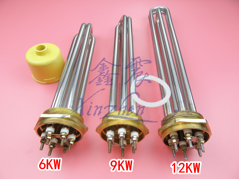58 copper hexagonal head stainless steel solar electric heating pipe water heater electric heating pipe water tank heating pipe heating pipe