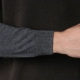 Como Boca mùa đông mới cashmere áo len nam màu sắc phù hợp với khâu áo len đơn giản cổ tròn đáy áo len áo len nam Áo len Cashmere