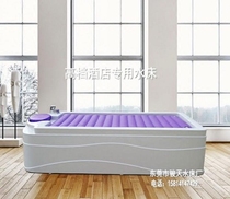 2018 Acrylic water bed Bath special water bed with shampoo mattress Inflatable can be filled with water rub bath water bed