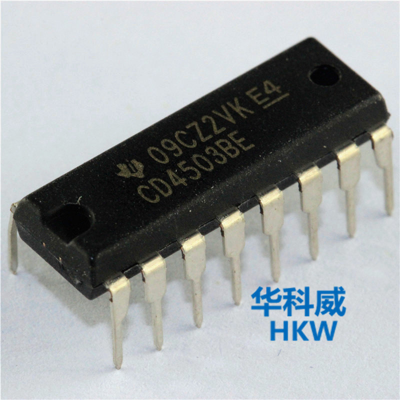 Logic-buffer line driver chip CD4503BE CD4503 straight plug new original