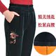 Mùa thu và mùa đông cộng với quần cashmere 2017 Quần mới của phụ nữ co giãn eo thon đầm dạ hội trung niên cho người mập Quần áo của mẹ