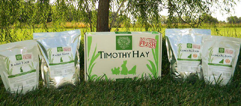 (Taiwan Purchase) U.S. SPS Pet Choice Triple Cut Timothy Grass 500g