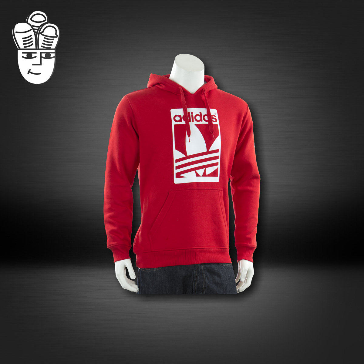 Adidas Originals Street Graphic Hoodie 三叶草男子连帽衫 外套