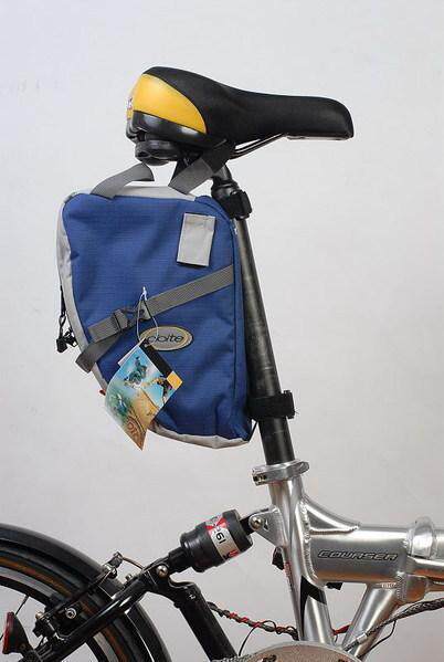 Blue new DOITE6210 small wheel diameter bicycle and folding car special tail bag price directly ask