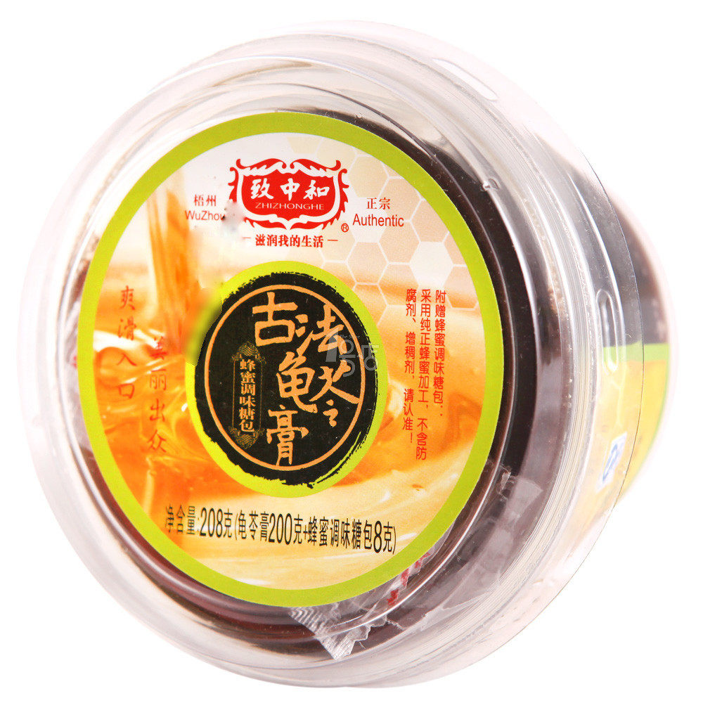 致中和龟苓膏蜂蜜味200g/碗