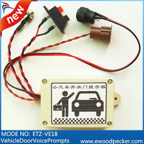 Woodpecker Electronic Taxi Accessories Get Out Of The Car Voice Prompter Safety Tips Emergency Voice Broadcast