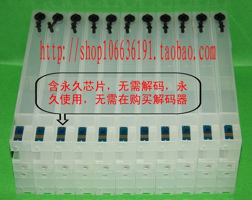 EPSON Epson 4910 continuous ink system cartridge filling compatible ink cartridge waste ink bin chip decoder