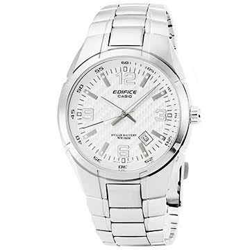 台湾官网直邮进口【CASIO】日系卡西欧EDIFICE 大表径时尚表-白 /