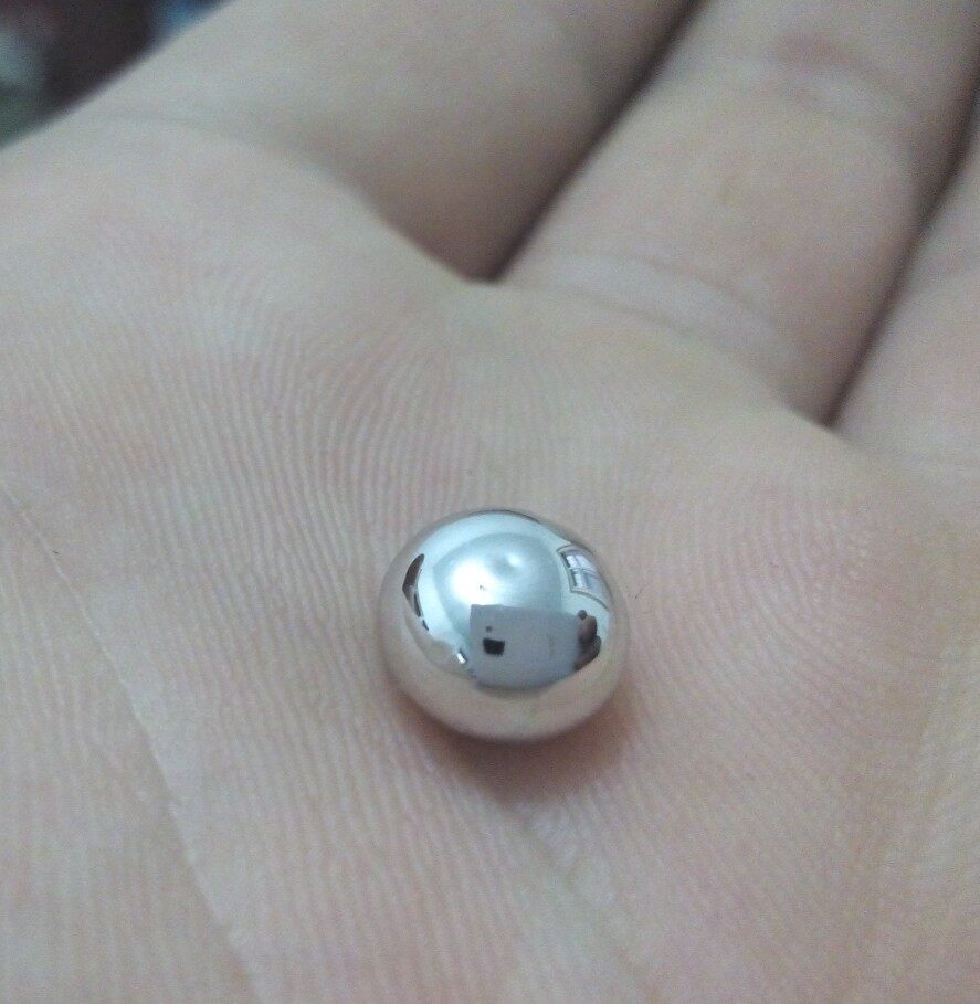 铂族贵金属铑珠2g Rh&ge;99.99% 冥灵化试元素收藏品