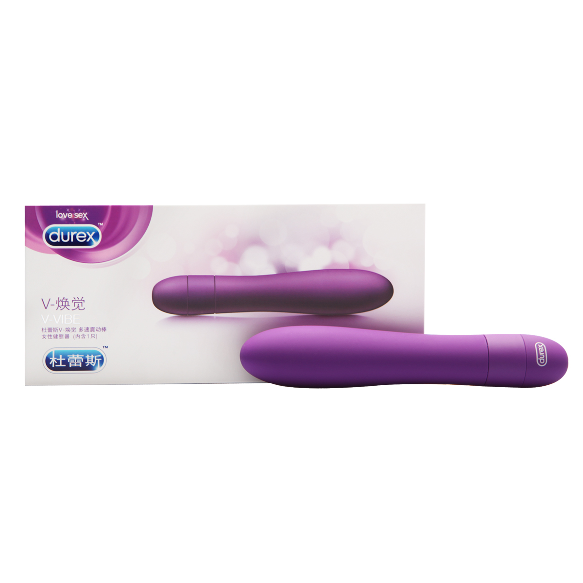 杜蕾斯v焕觉多速震动棒 女性自慰器 潮吹高潮情趣用品