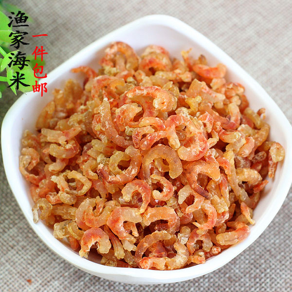 Natural Wild Shrimp Benevolent Golden Hook Sea Rice Light Dry Shrimp Benevolent 250g Shrimp Benevolent Aquatic Seafood Dry Goods products