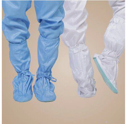 Anti - static soft sole high - tube shoe dust - free workshop shoes anti - static long tube ultra - light breathable and anti - slip