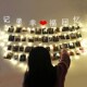 led small colored lights star light string lights ins girl heart clip hanging photo creative hanging photo clip battery model