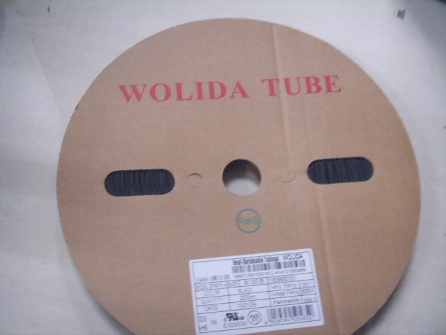 Wolda Wollida 0-6mm black heat-shrink pipe insulating sleeve 400 m-one roll of environmental protection flame retardant
