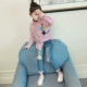 Áo sơ mi nữ mùa thu 2018 phiên bản Hàn Quốc mới của bé trai cotton dài tay áo sơ mi sọc trẻ em