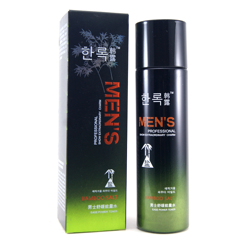 包邮韩露 竹盐 男士舒缓能量水 120ml 爽肤水男士控油保湿缩毛孔