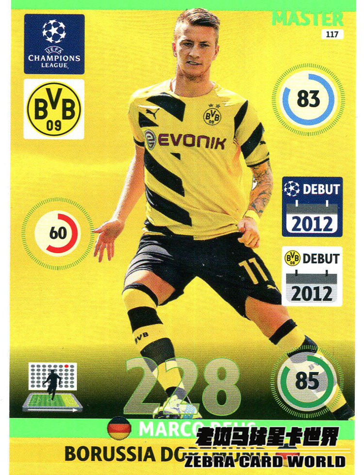 Panini Panini 2014-2015 Champions League Star Card Master Teka 117 Royce