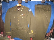 Molguo Vintage Seconde Guerre Mondiale armée de lair uniforme costume 39R 8 5 nouveaux pantalons sont mangés par les mites