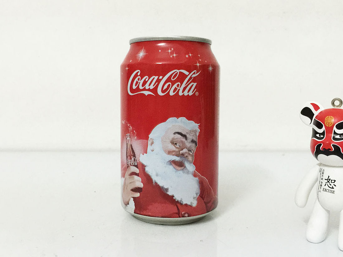 Coca-Cola collection 2013 Christmas Remembrance pot Xiamen factory Terfic steel jars Christmas old themed jar