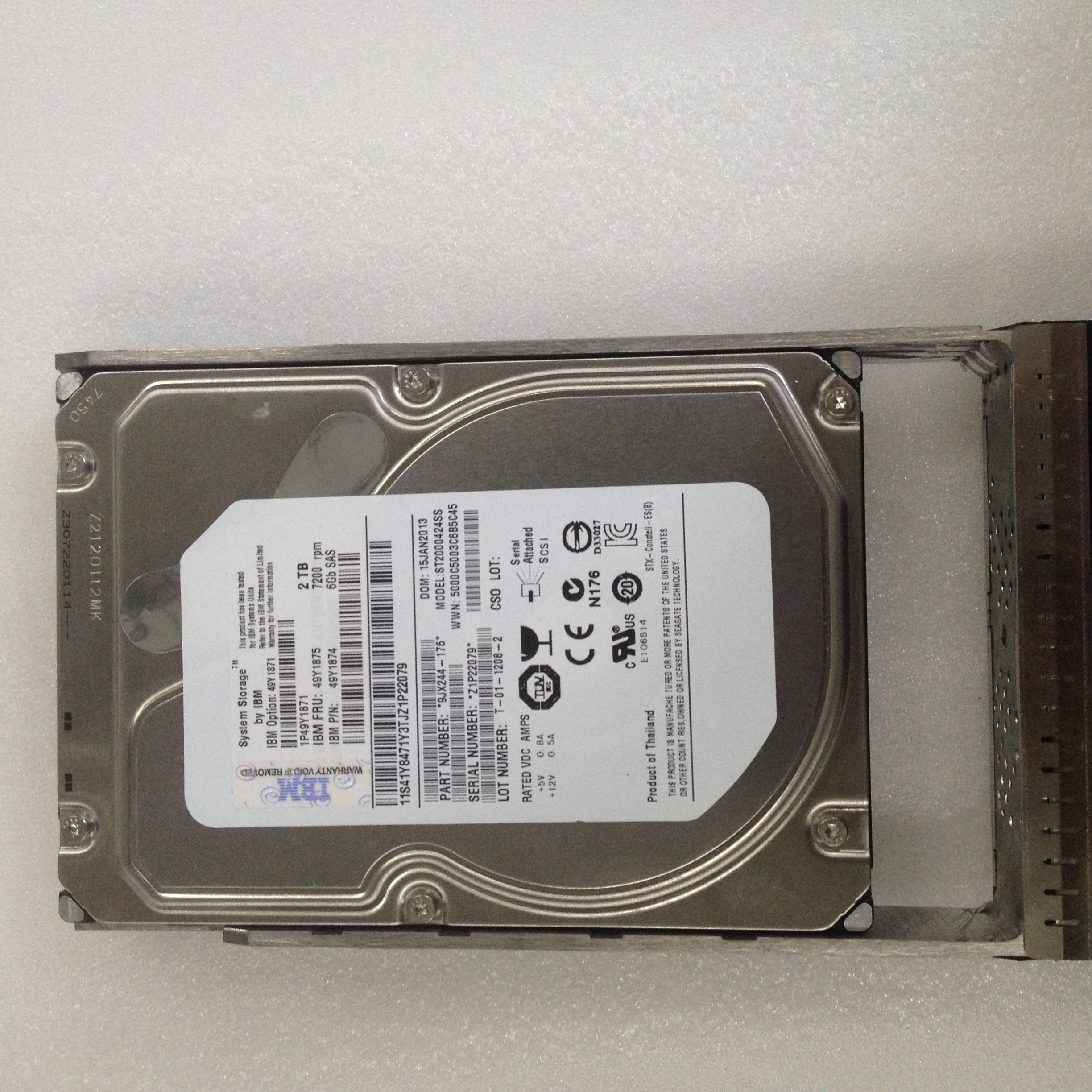 IBM 49Y1871 49Y1875 2T 7 2T 2K 3 5 SAS DS3512 DS3500 Hard Disk-Taobao