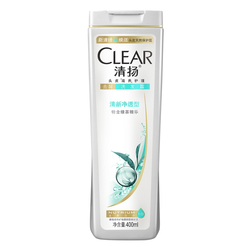 清扬 去屑洗发露 清新净透型 400ml