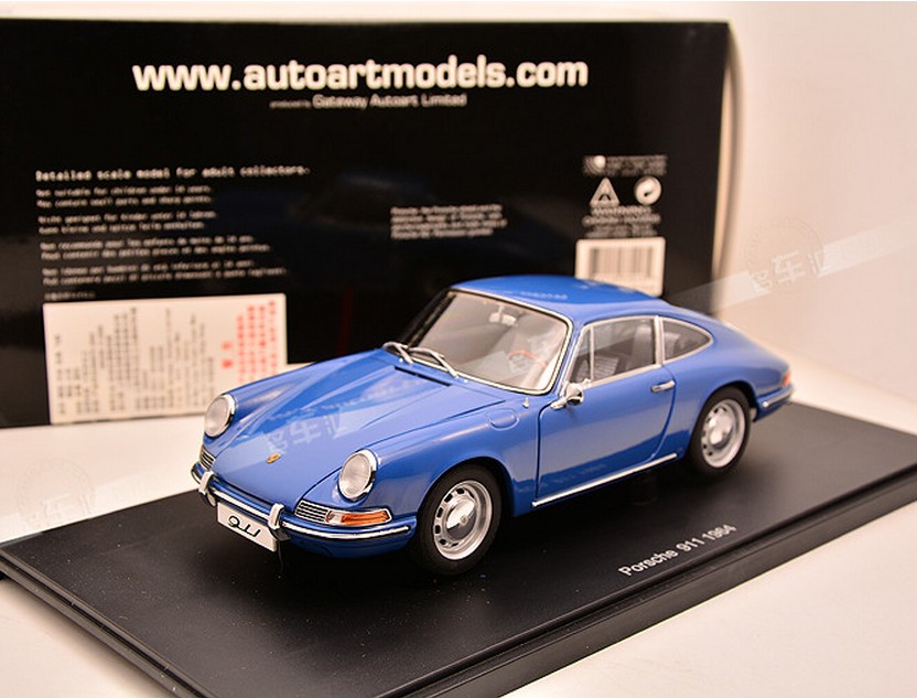 Alto 1:18 AUTOart 1964 Porsche 911 PORSCHE 911 blue car model